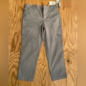 NWT- COSMIC BLUE LOVE Rue Ruched Back Cargo Capri Pant- 32